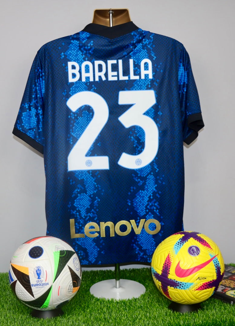 BARELLA 23 Inter Milan 2021/22 Home Shirt
