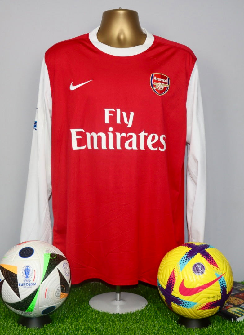 FABREGAS 4 Arsenal 2010/11 L/S Home Shirt