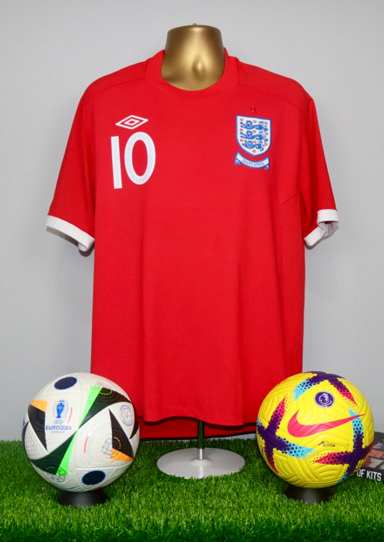 ROONEY 10  England ‘South Africa’ 2010/11 Away Shirt