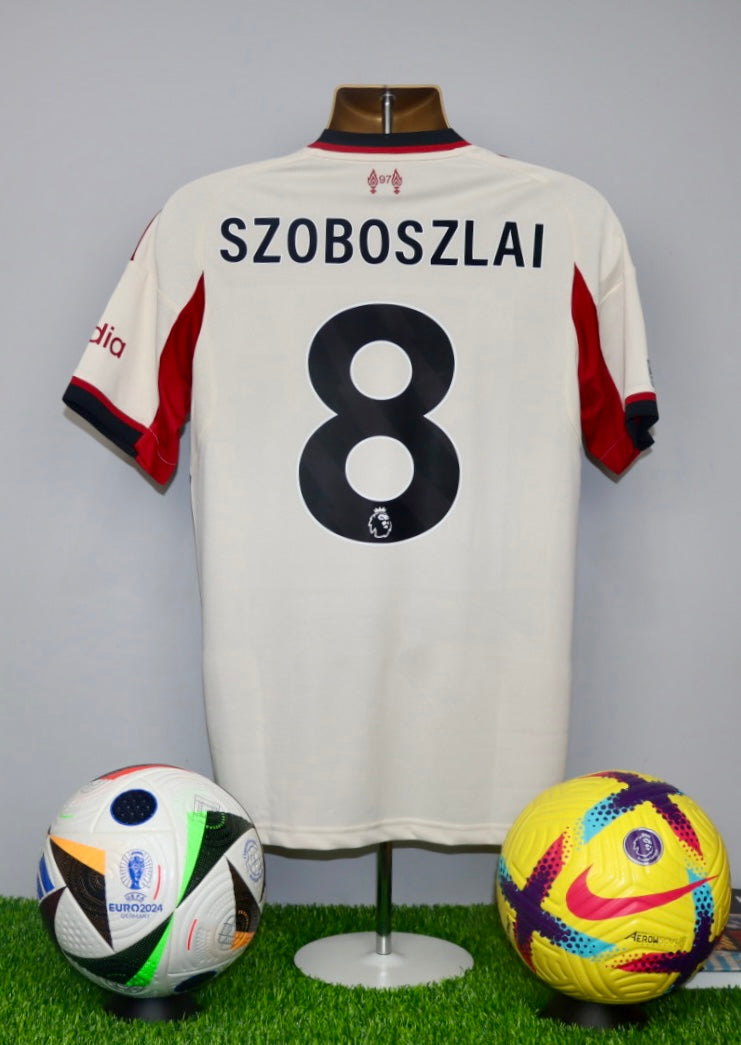SZOBOSZLAI 8 Liverpool 2025/26 Away Shirt