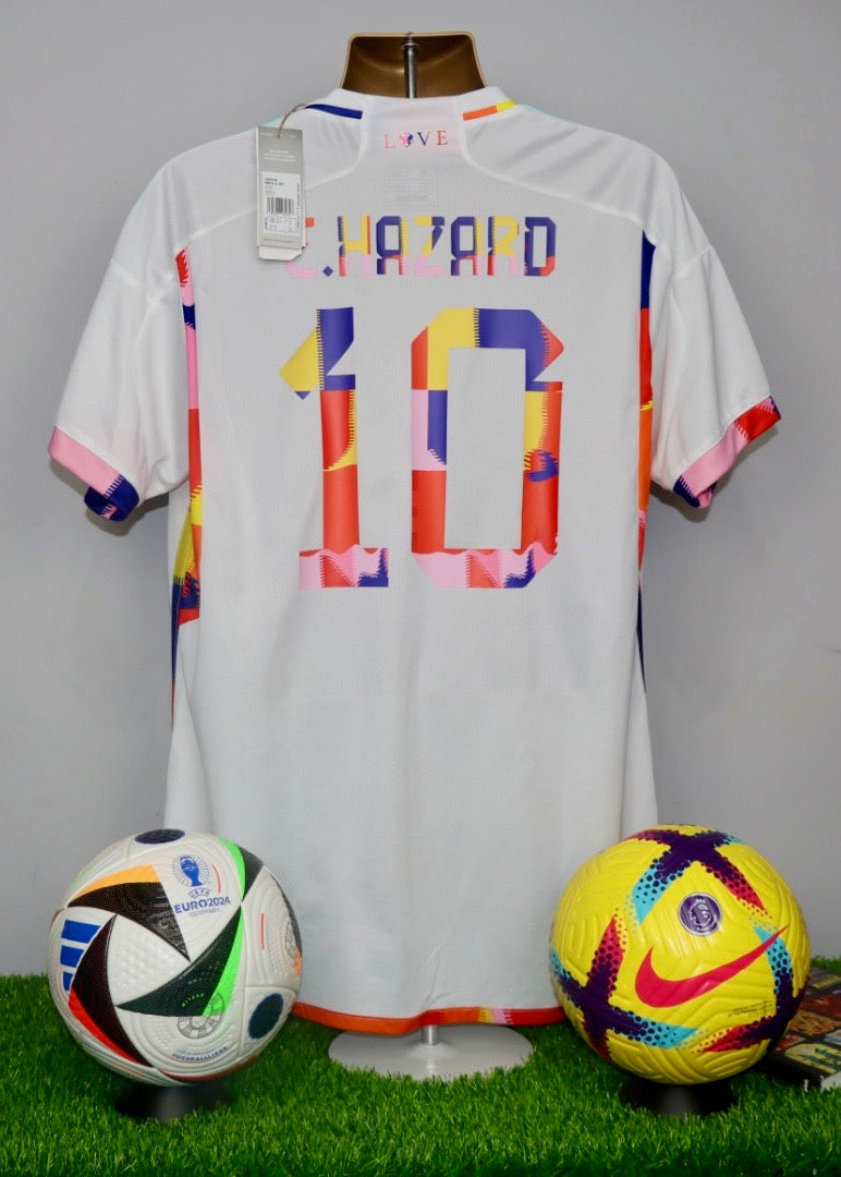 E.HAZARD 10 Belgium 2022 Away Shirt