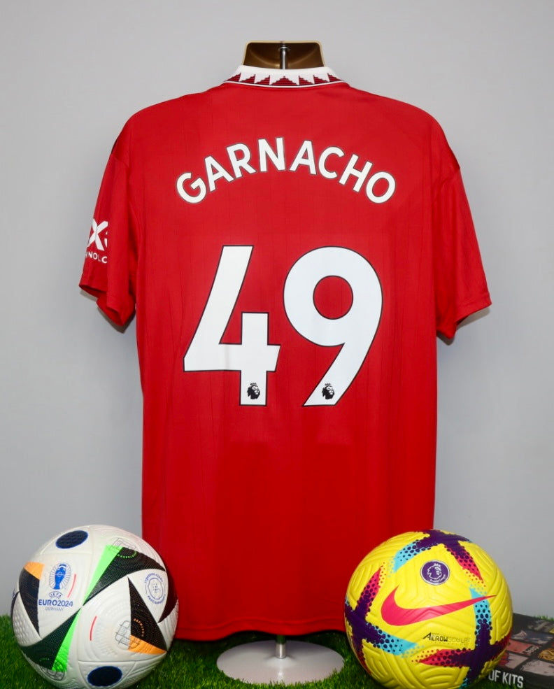 GARNACHO 49 Manchester United 2022/23 Home Shirt