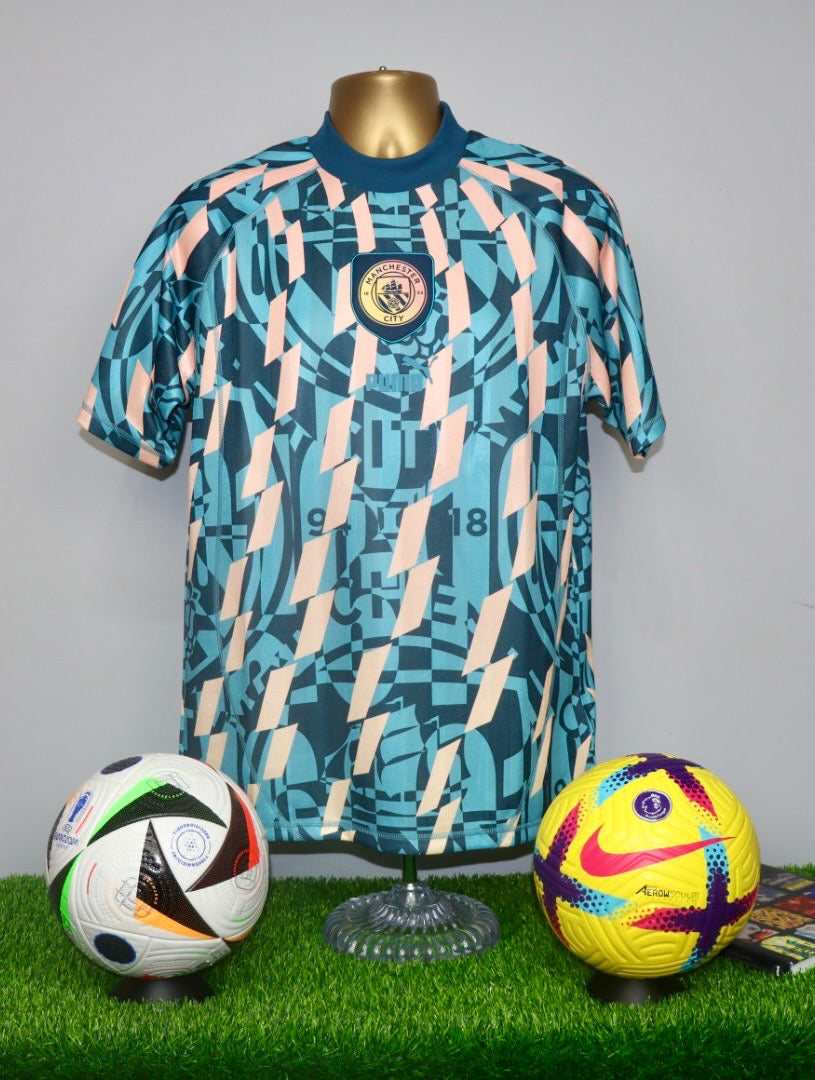 2024-25 Manchester City Puma ftblSTATEMENT Retro Shirt