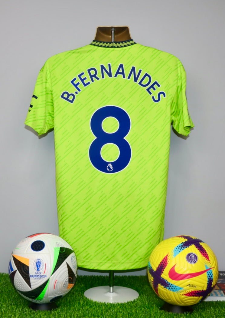 B.FERNANDES 8 2022/23 Manchester United Authentic Third Shirt