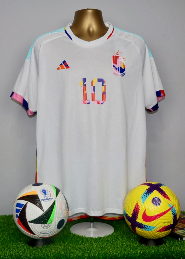 E.HAZARD 10 Belgium 2022 Away Shirt
