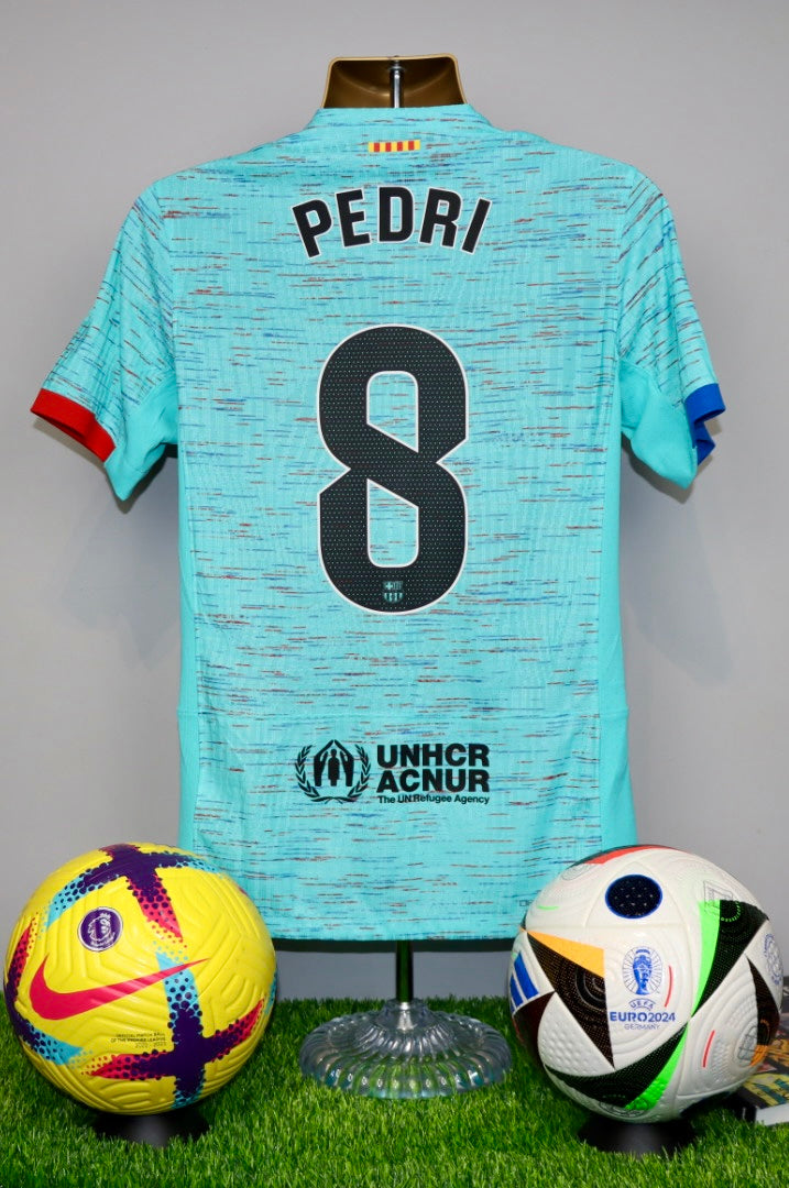 PEDRI 8 Barcelona Player Issue 2023/24 Third Shirt