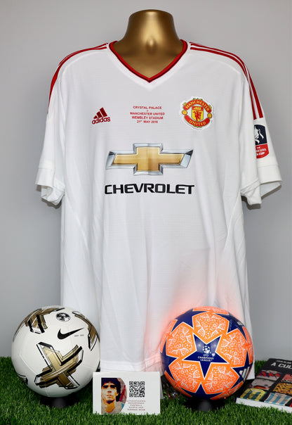 ROONEY 10 Manchester United 2015/16 Away Shirt with FA CUP final inscription