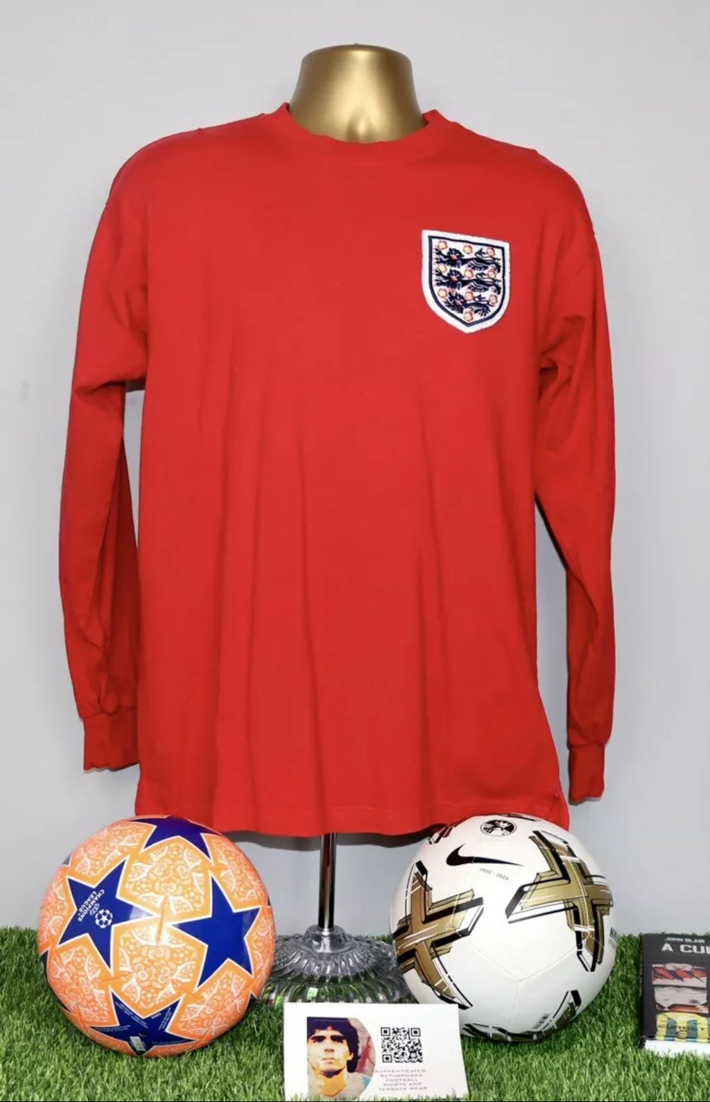 England Score Draw 1966 Away Retro Shirt #6