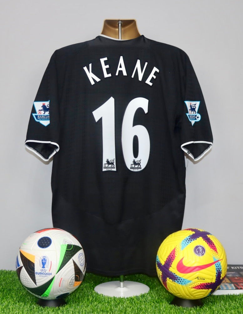 KEANE 16 Manchester United ‘Stand Up Speak Up’ 2003-05 Away Shirt