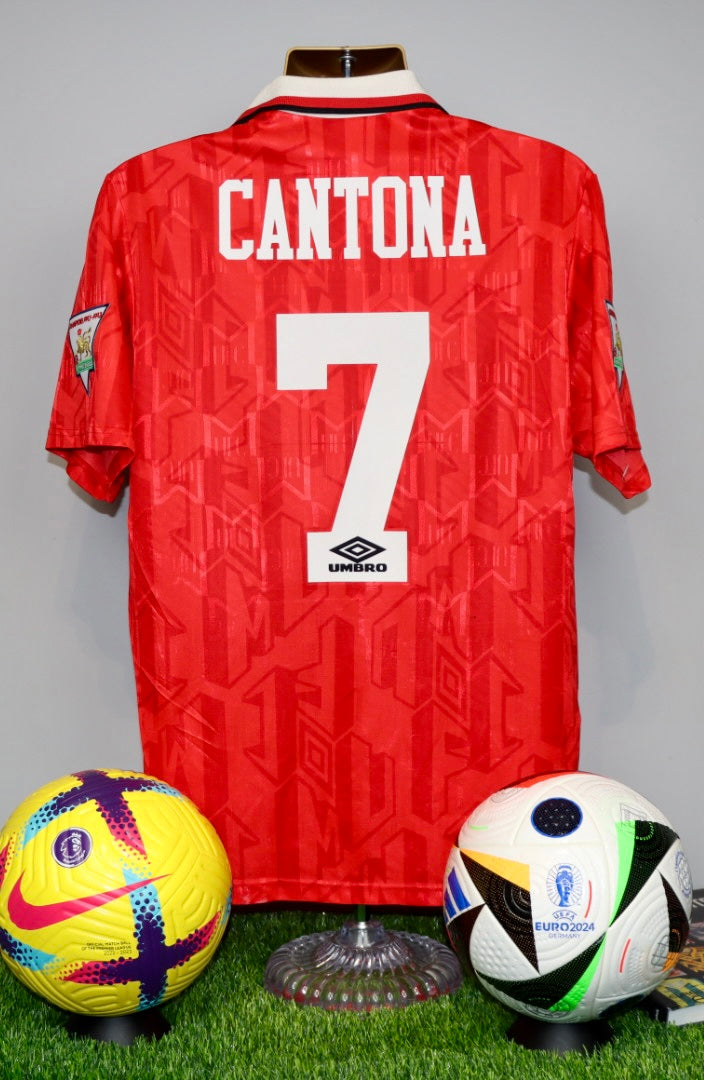 CANTONA 7 Manchester United 1992/94 Home Shirt