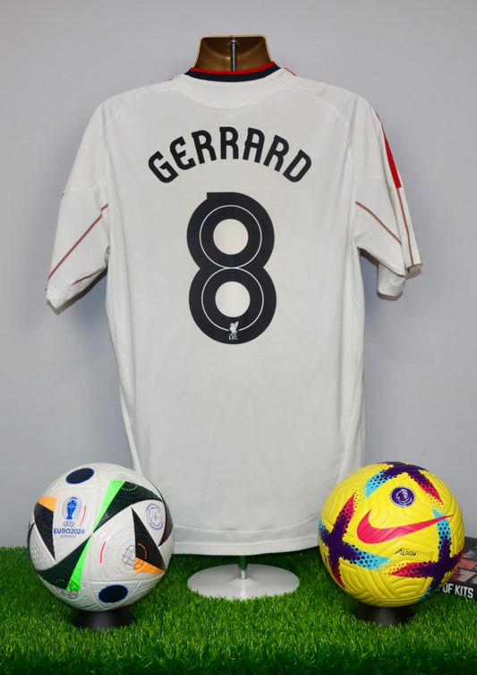 GERRARD 8 Liverpool 2010/12 Away Shirt