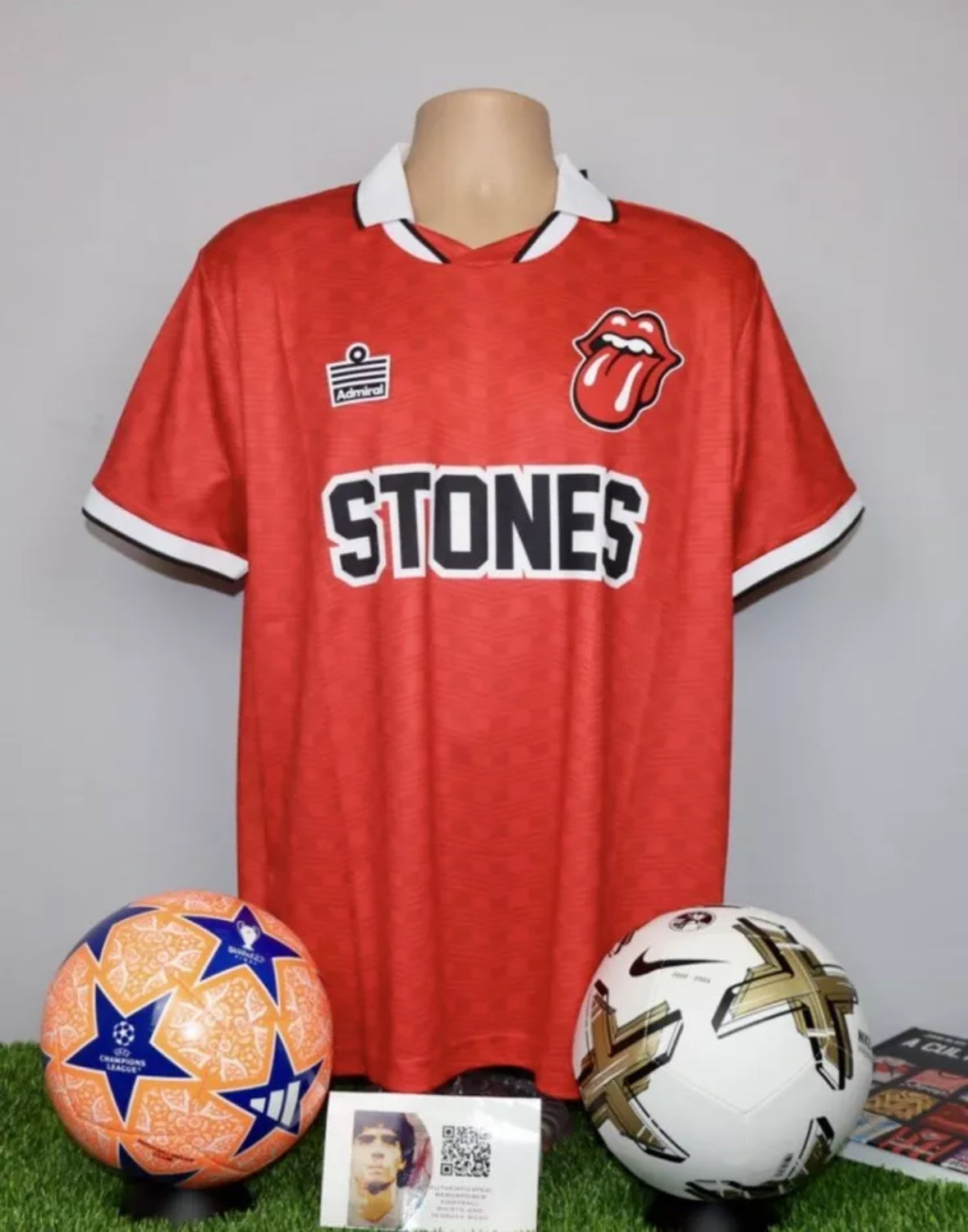The Rolling Stones x Admiral Home Football Shirt