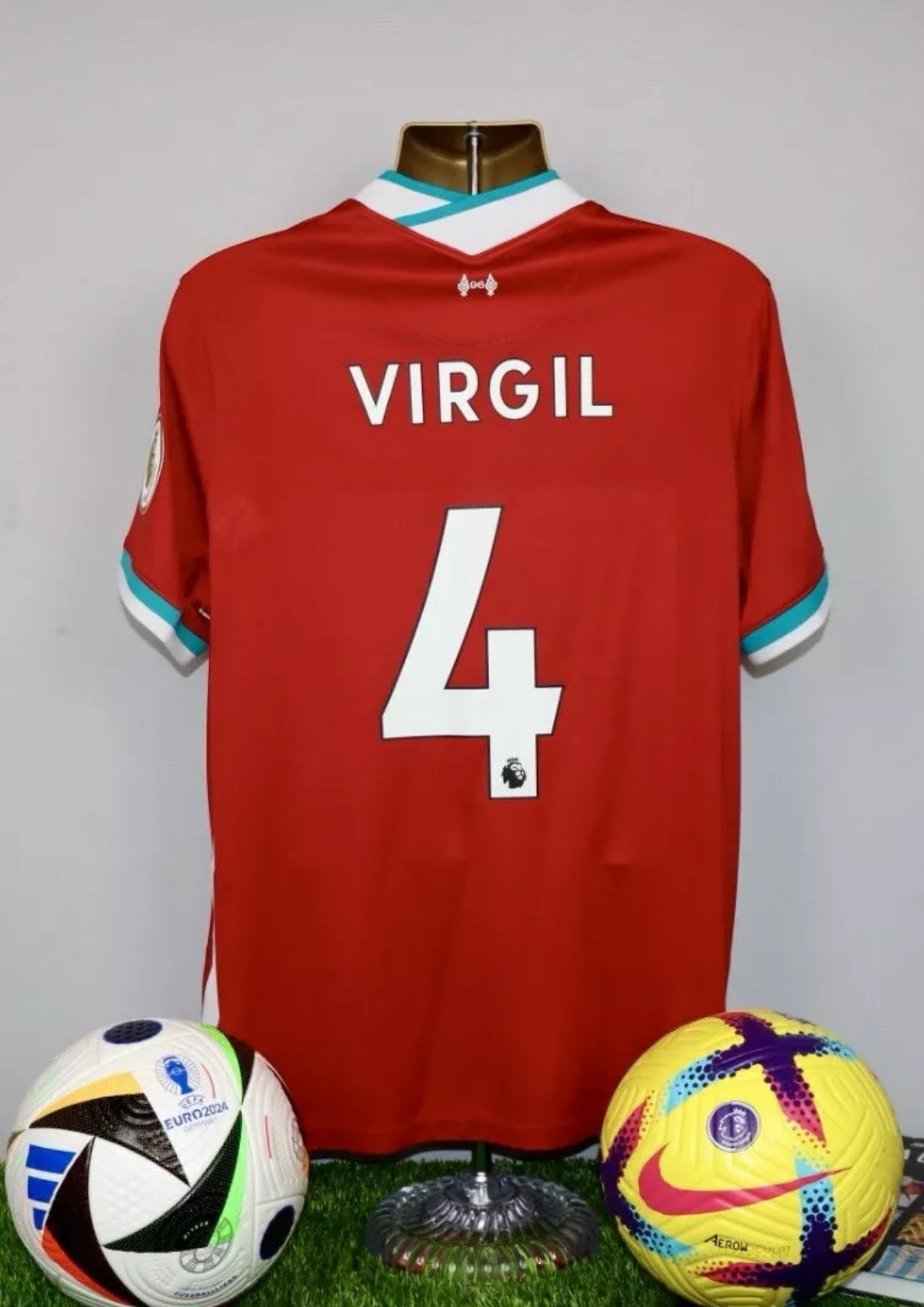 VIRGIL 4 Liverpool 2020/21 Home Shirt