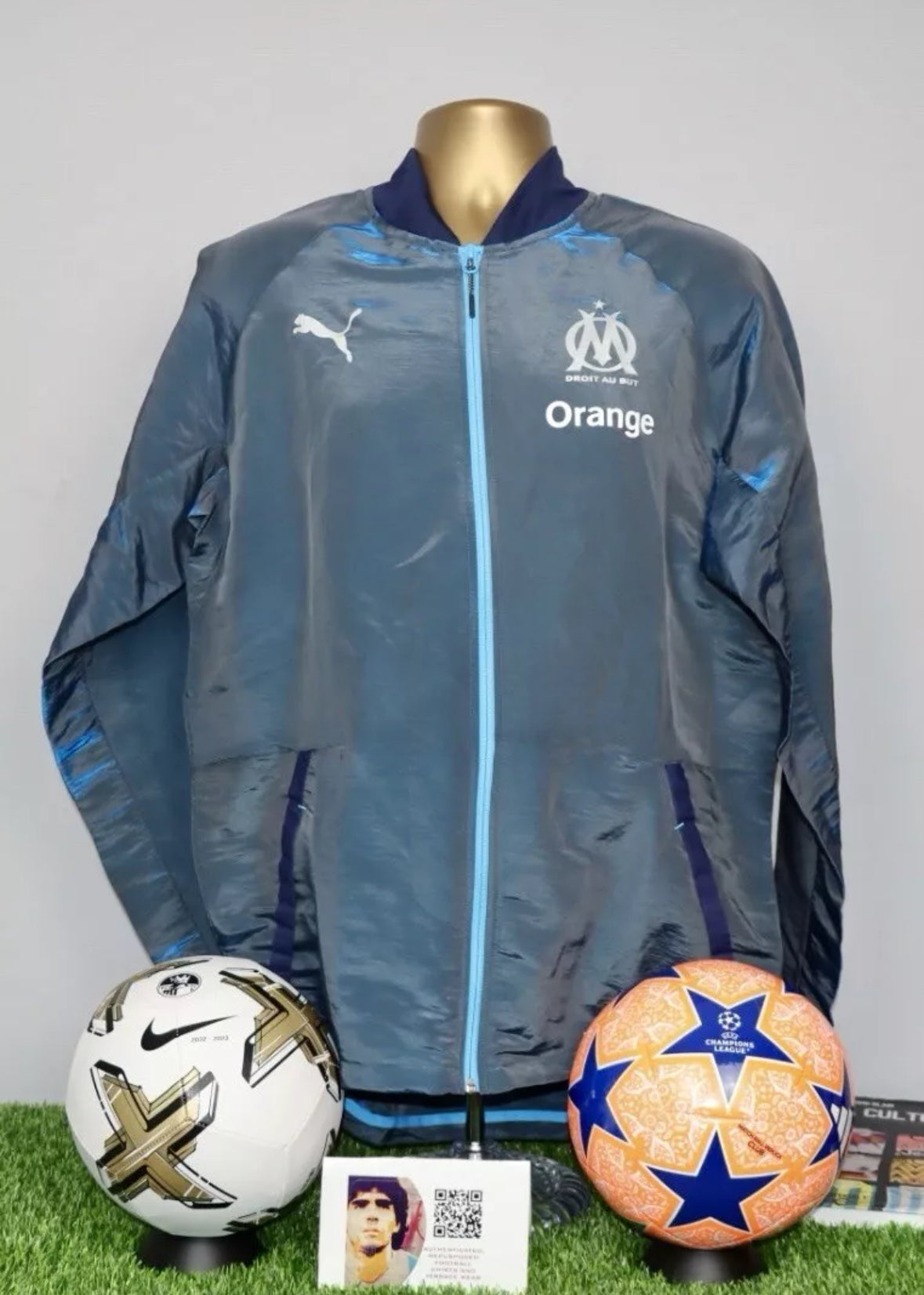 2018-19 Olympique Marseille Puma Track Jacket