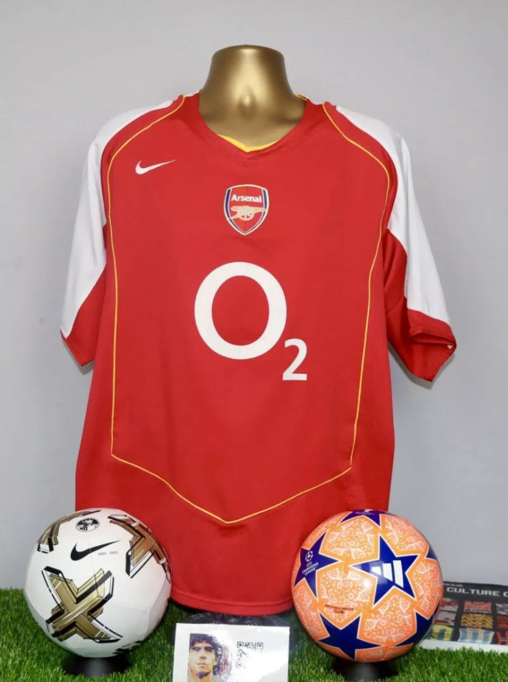 REYES 9 Arsenal 2004/05 Home Shirt