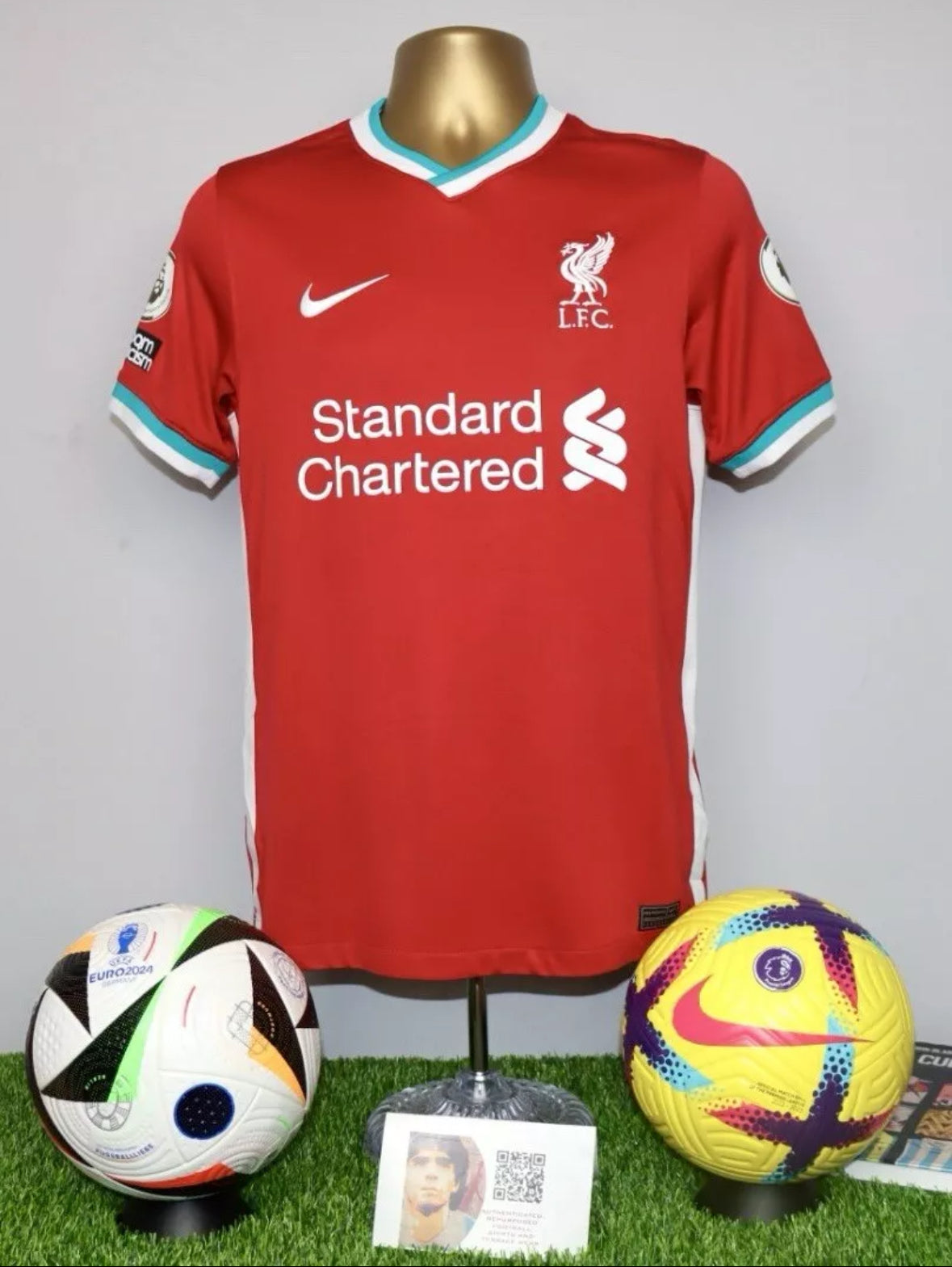 VIRGIL 4 Liverpool 2020/21 Home Shirt