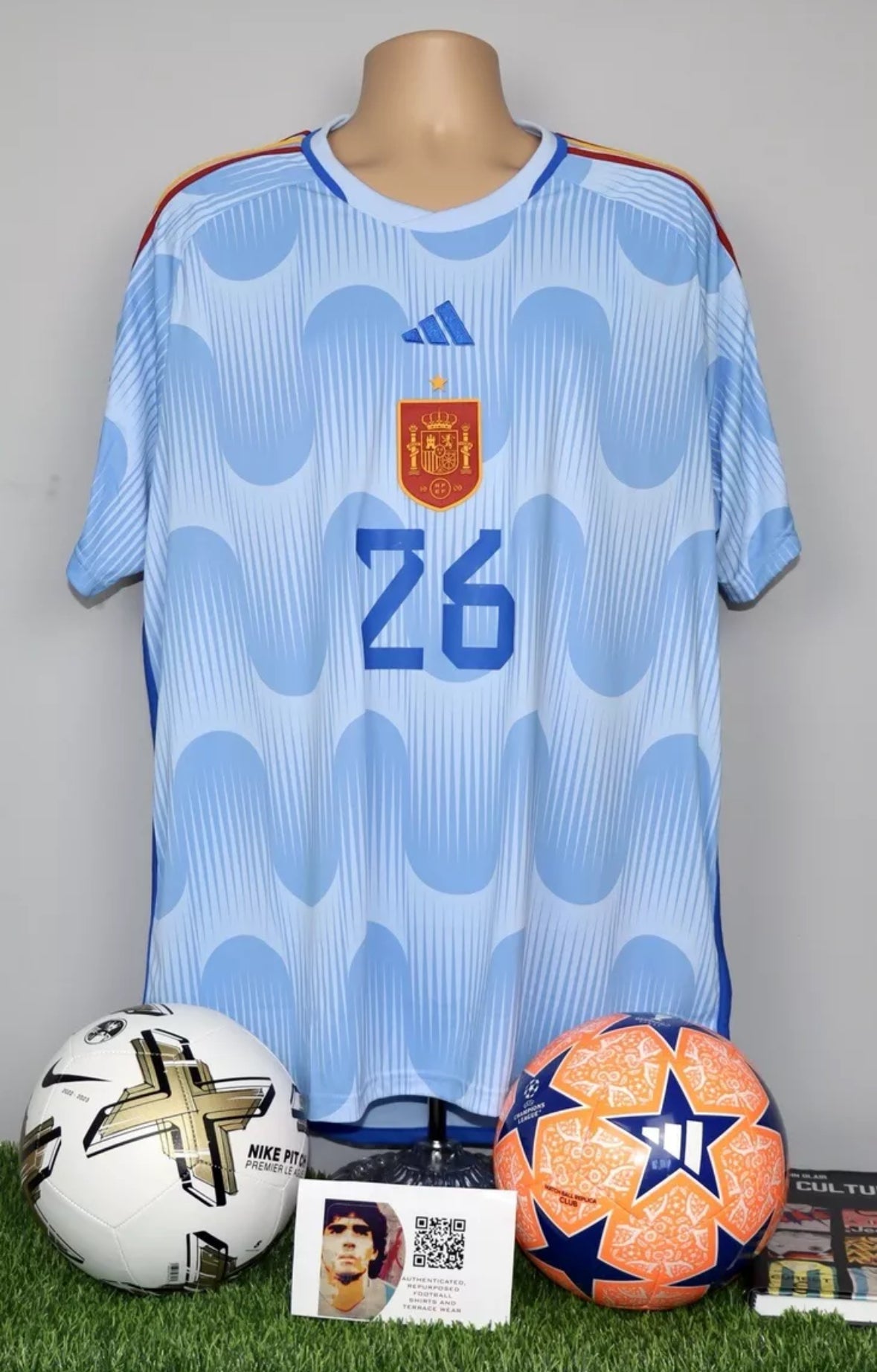 PEDRI 26 Spain 2022/23 Away Shirt