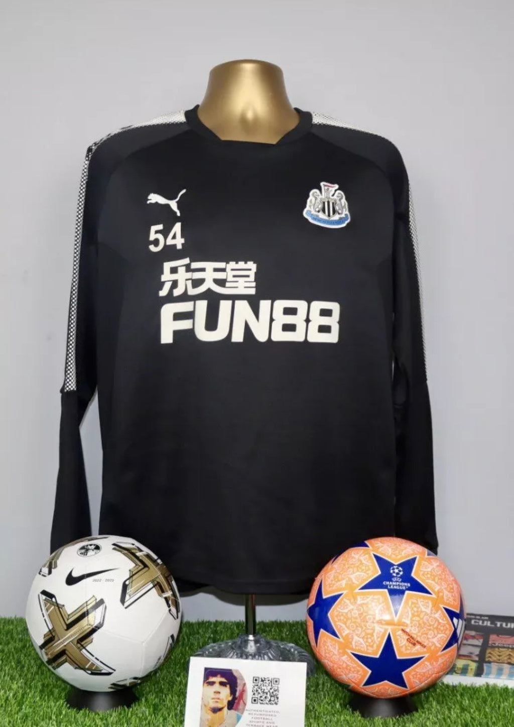 Newcastle United Player Issue Training Kit Top 2017 2018 #54