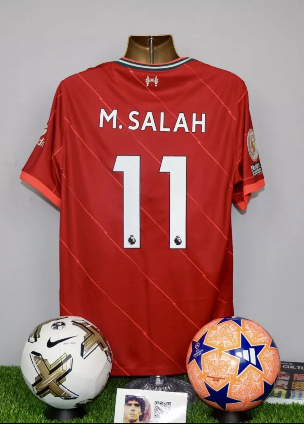 SALAH 11 Liverpool 2021/22 Home Shirt BNWT