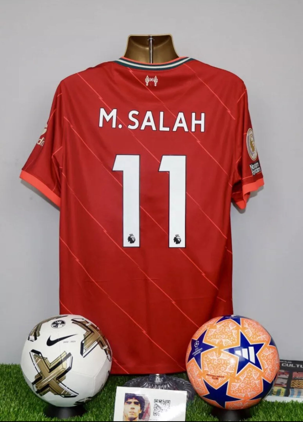 SALAH 11 Liverpool 2021/22 Home Shirt BNWT