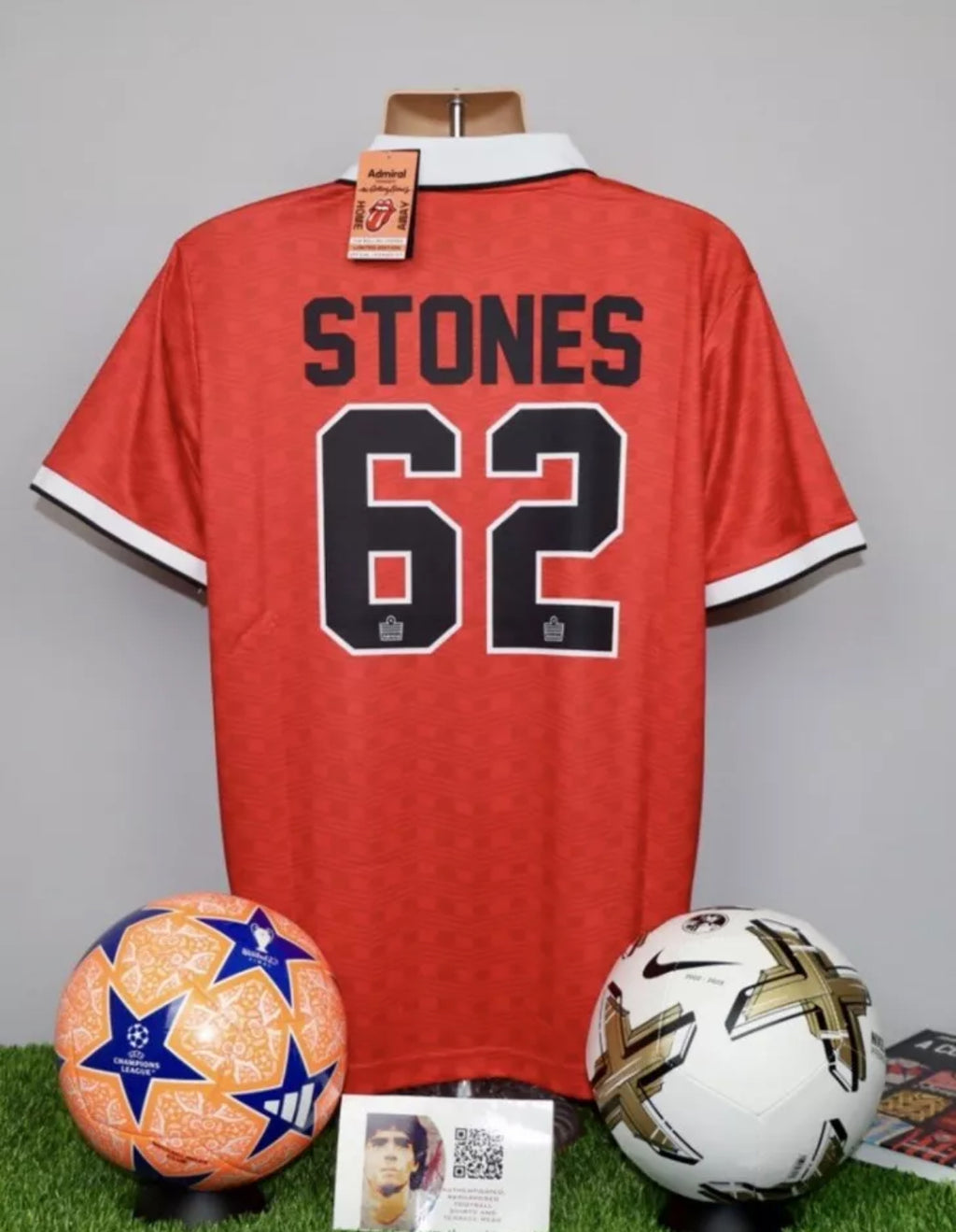 The Rolling Stones x Admiral Home Football Shirt