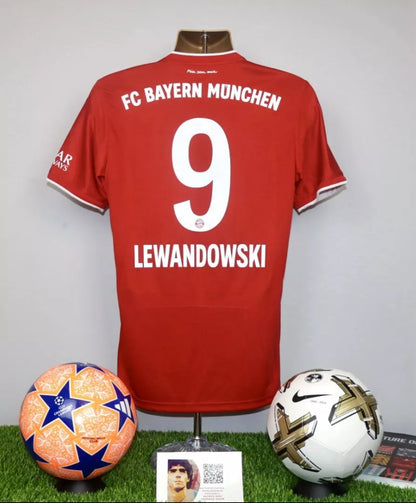 LEWANDOSKI 9 Bayern Munich 2020/21 Home Shirt