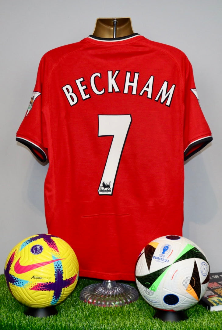 BECKHAM 7 Manchester United 2000/02 Home Shirt