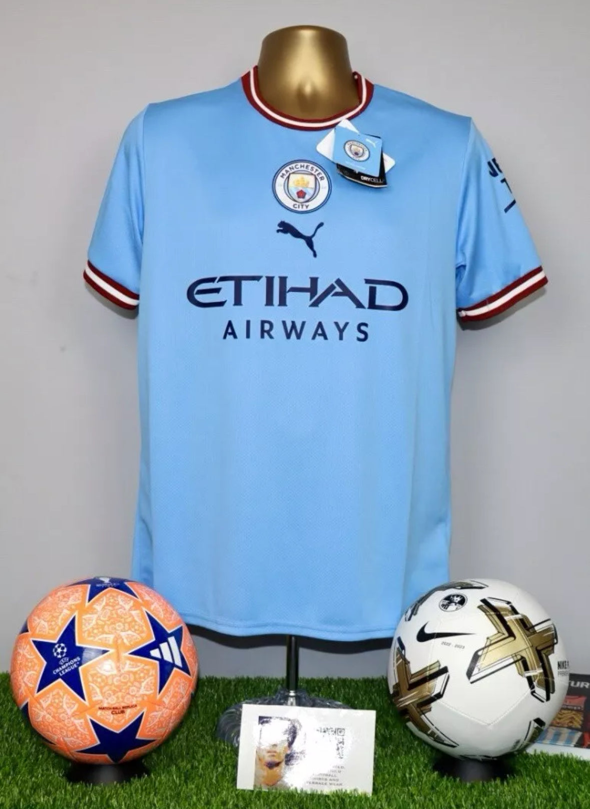 Manchester City 22/23 Treble Winning Home Shirt BNWT