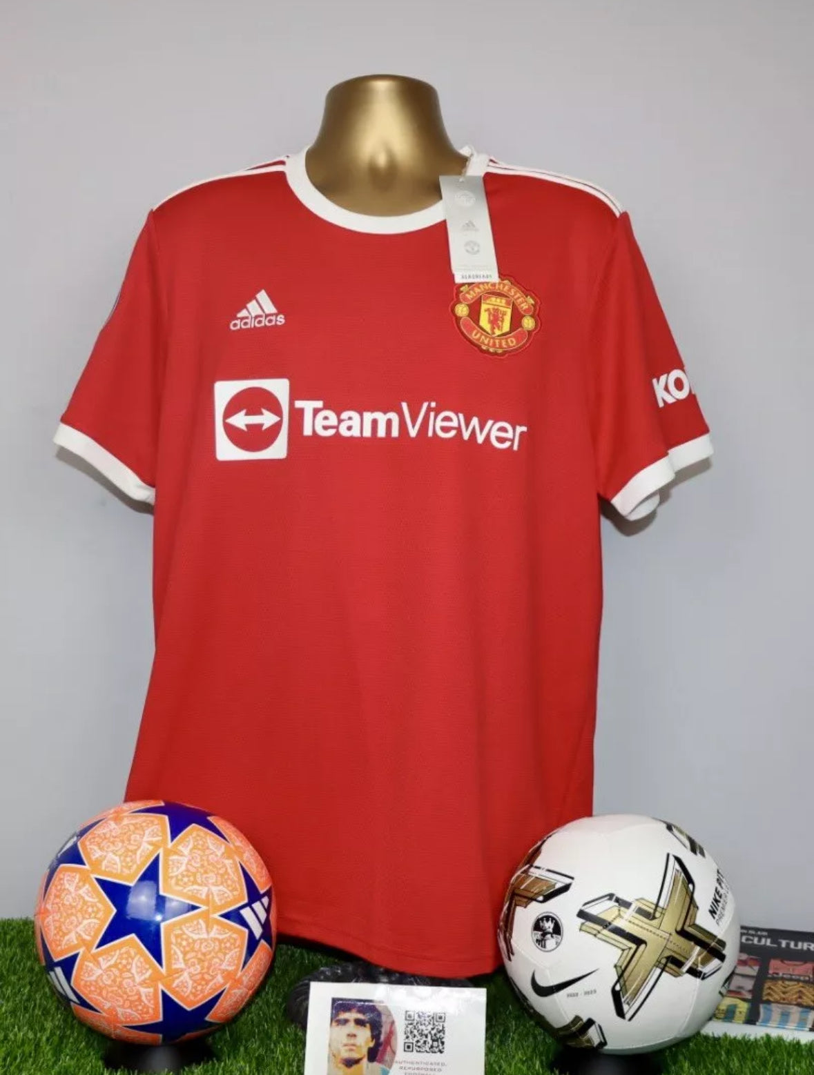 RONALDO BNWT Manchester United Home Shirt 2021/22