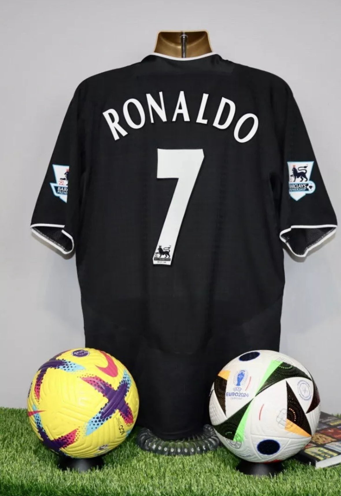 RONALDO 7 Manchester United 2003/05 Away Shirt