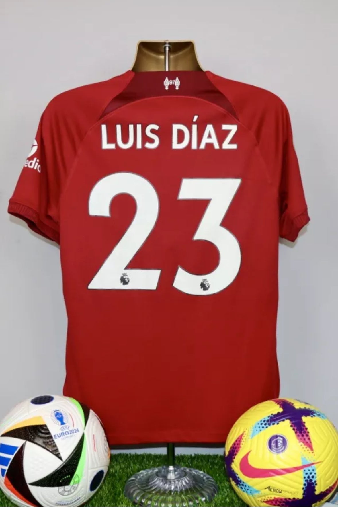 LUIS DÍAZ 23 Liverpool 2022/23 Home Shirt