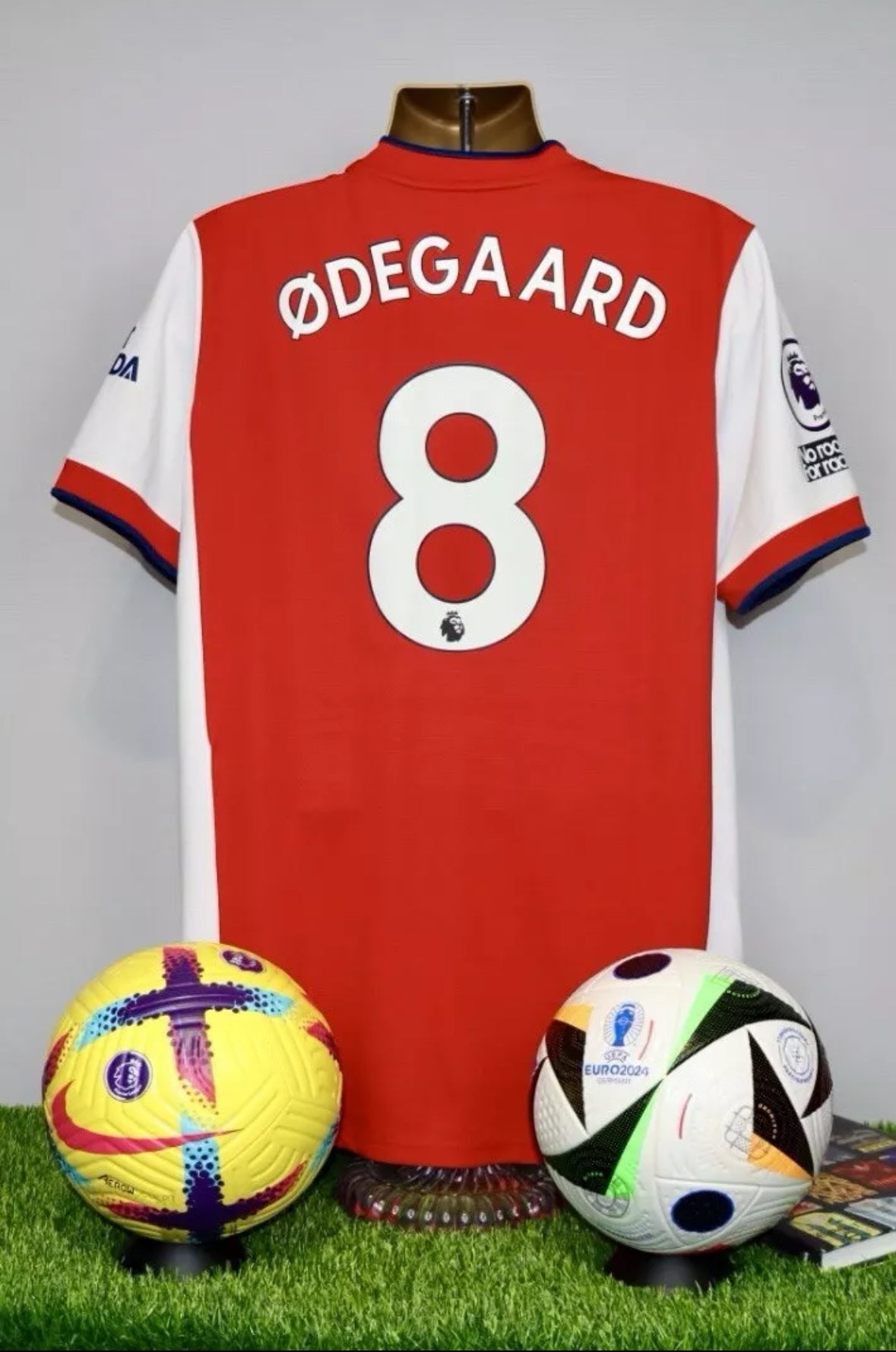 ØDEGAARD 8 Arsenal 2021/22 Home Shirt
