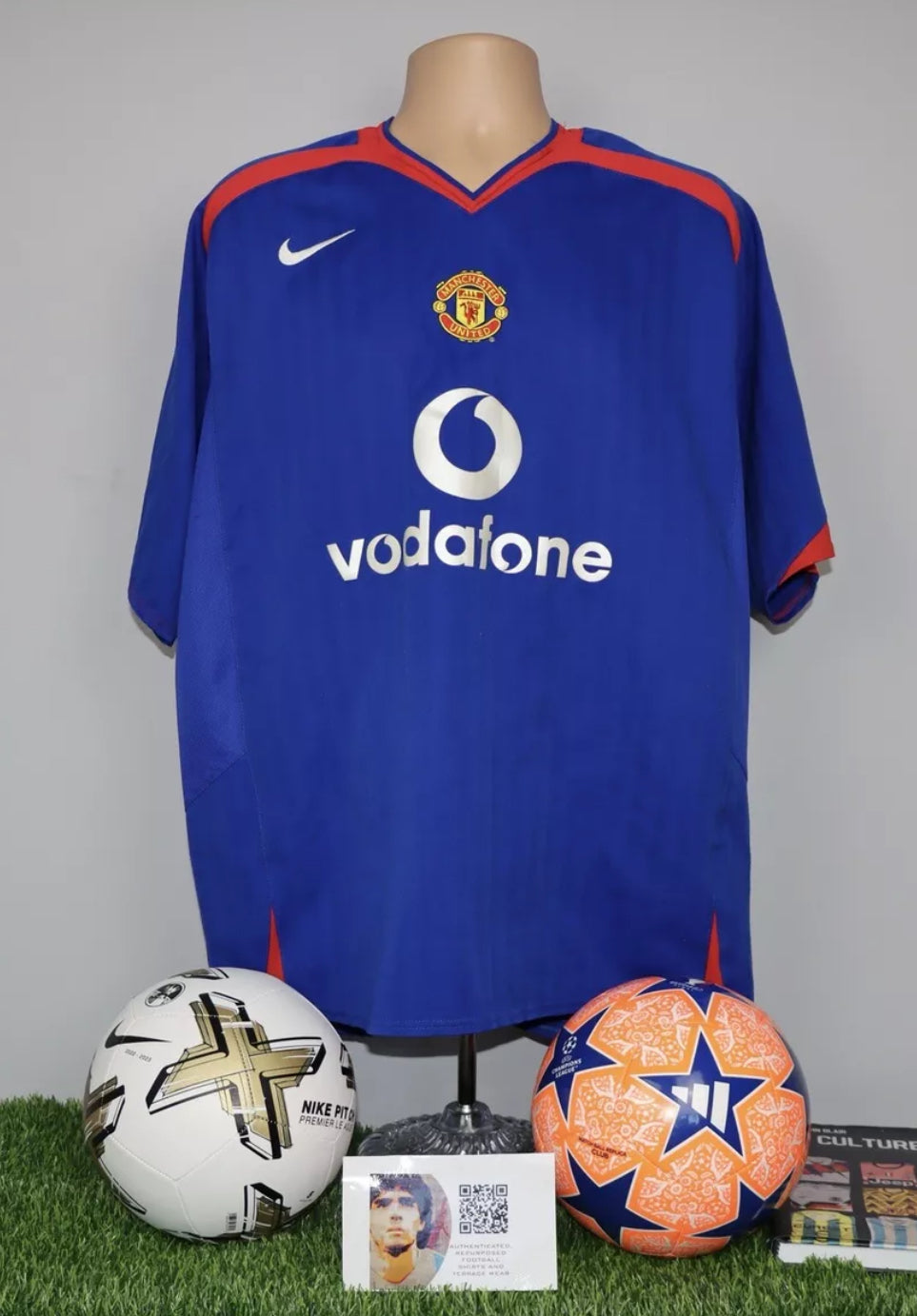 ROONEY 8 Manchester United 2005/06 Away Shirt