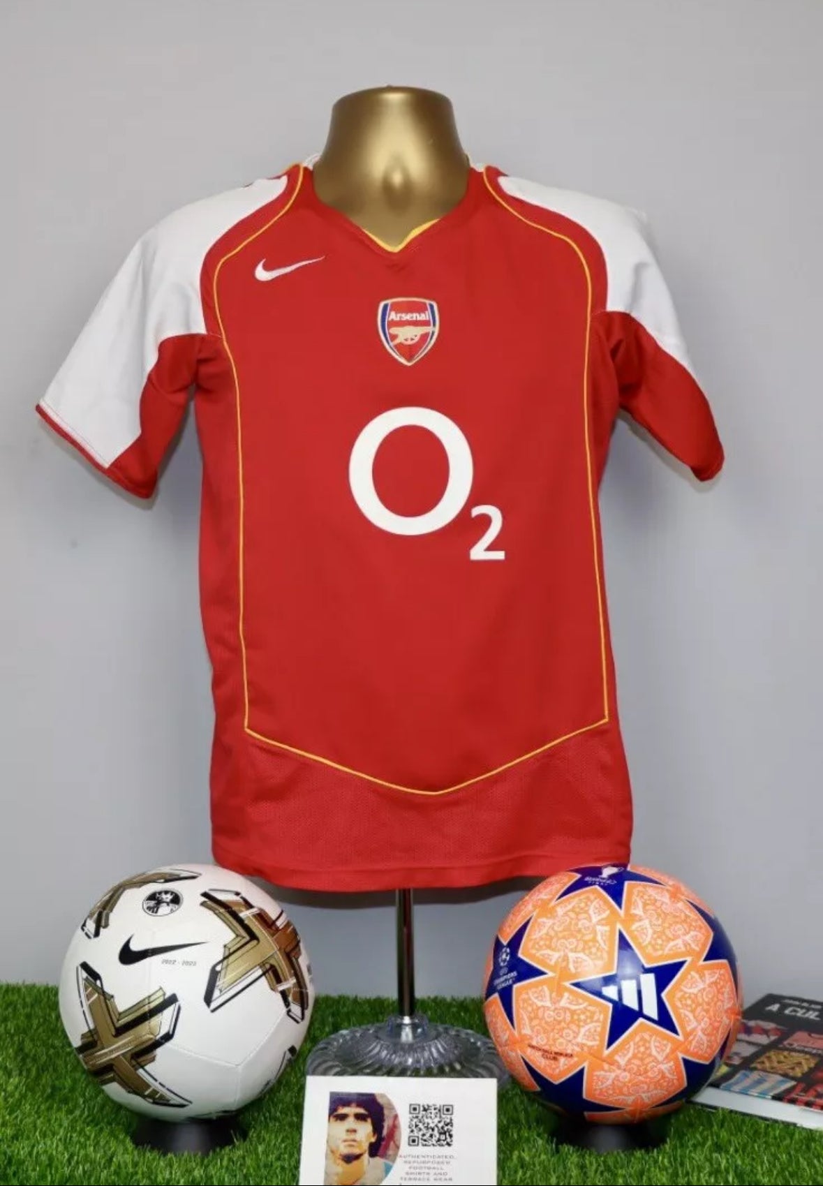 COLE 3 Arsenal 2004/05 Home Shirt KIDS