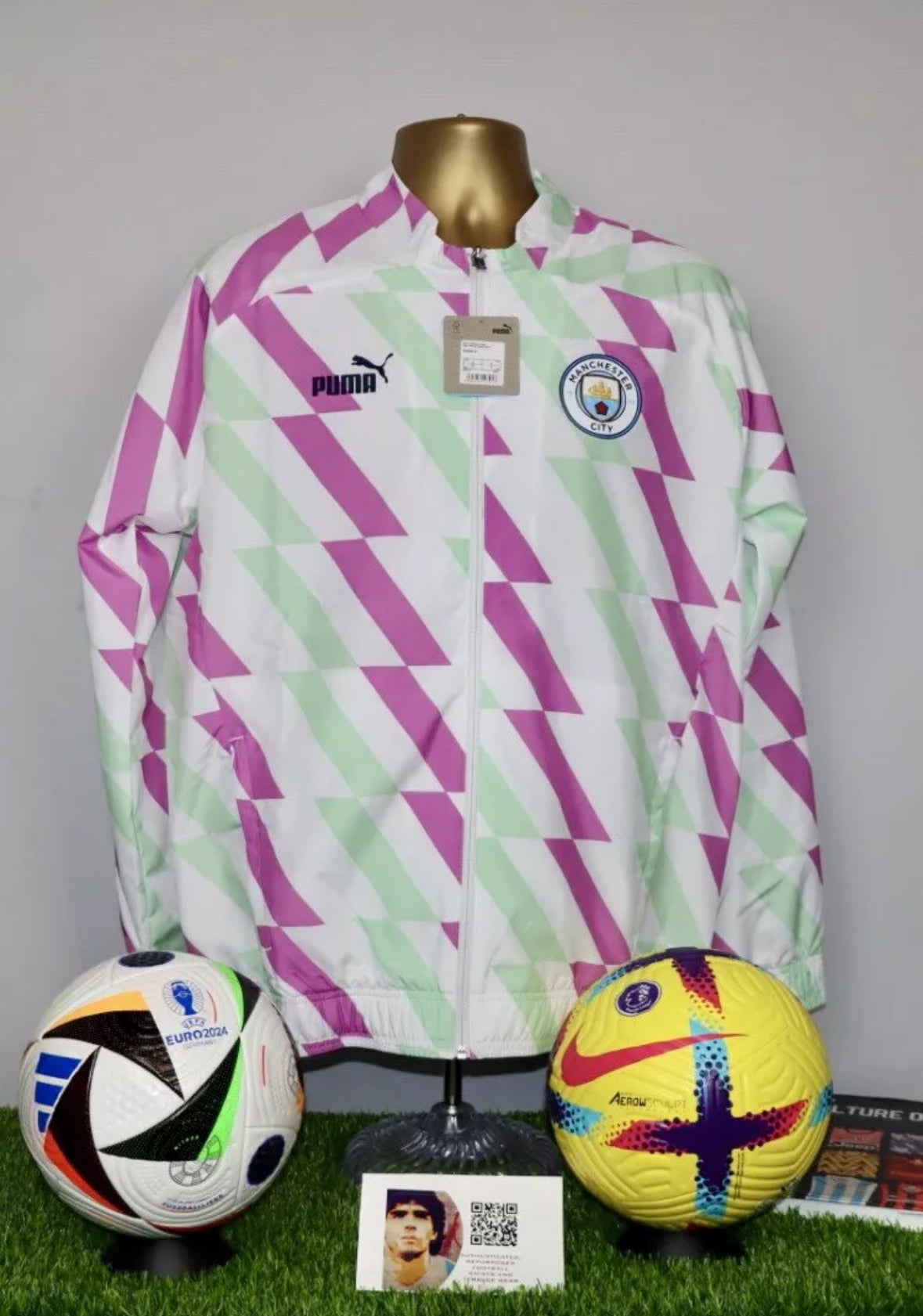 Manchester City 2022/23 Puma Pre-Match Jacket  - BNWT
