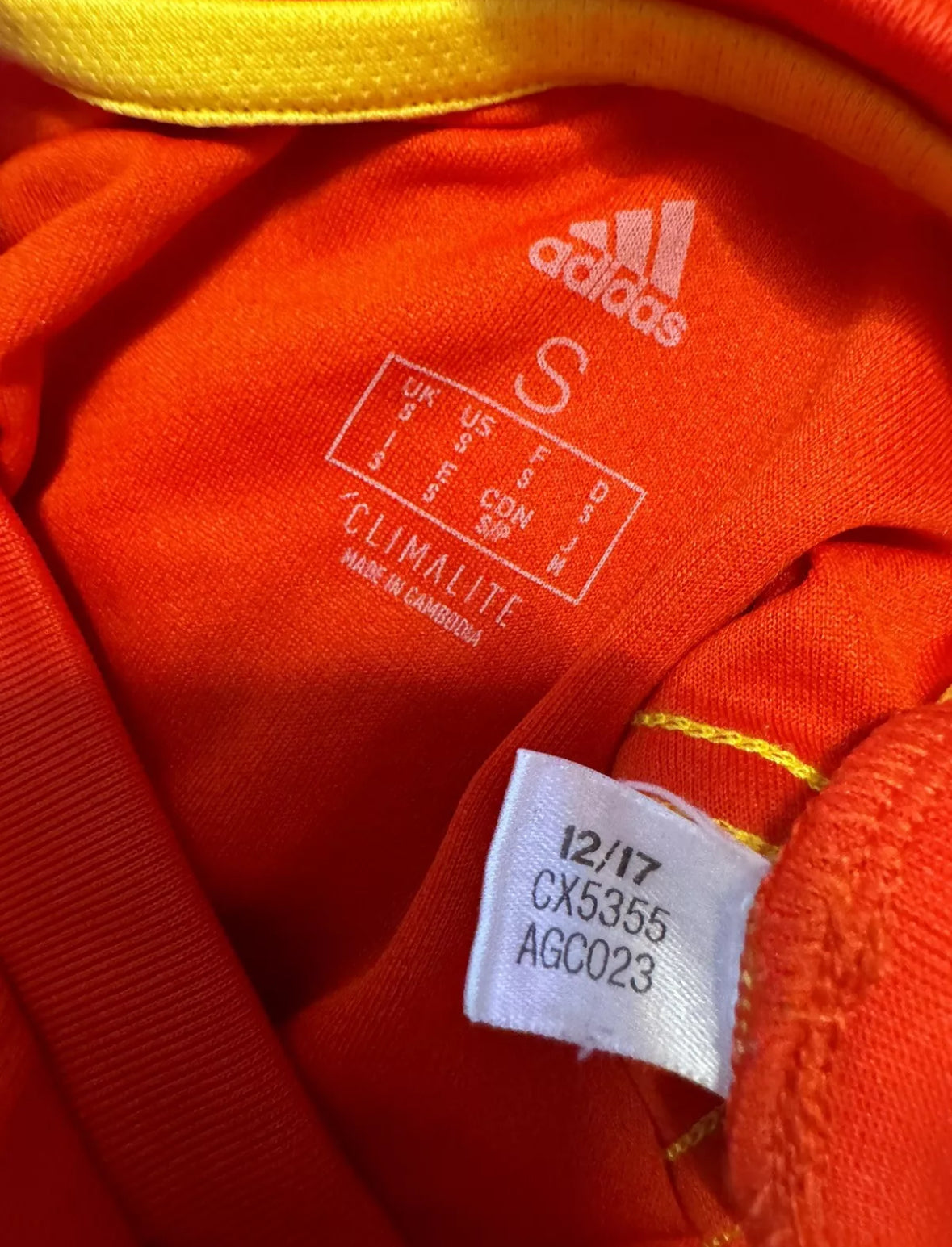 Spain 2017/19 Home Shirt