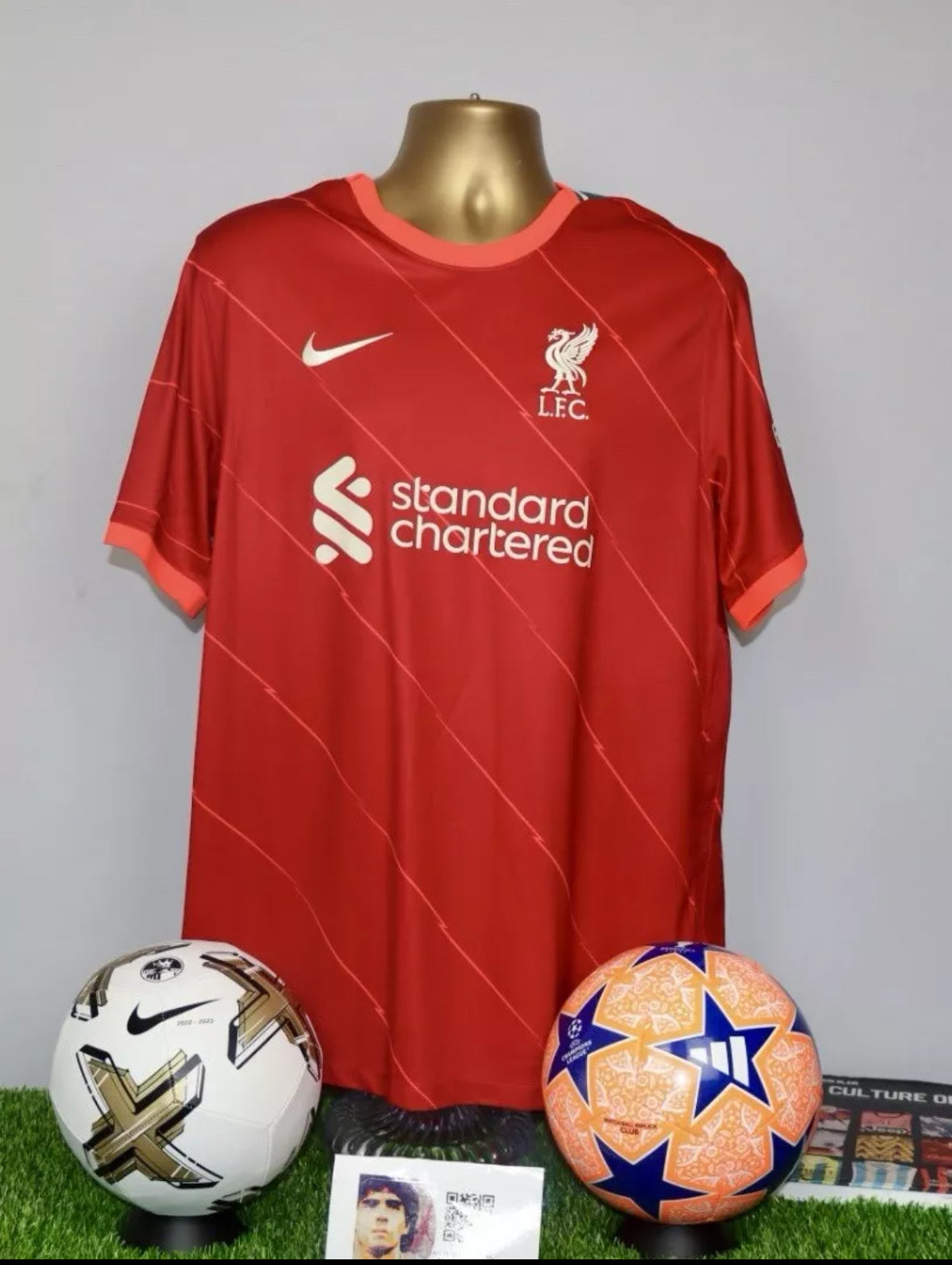SALAH 11 Liverpool 2021/22 Home Shirt BNWT