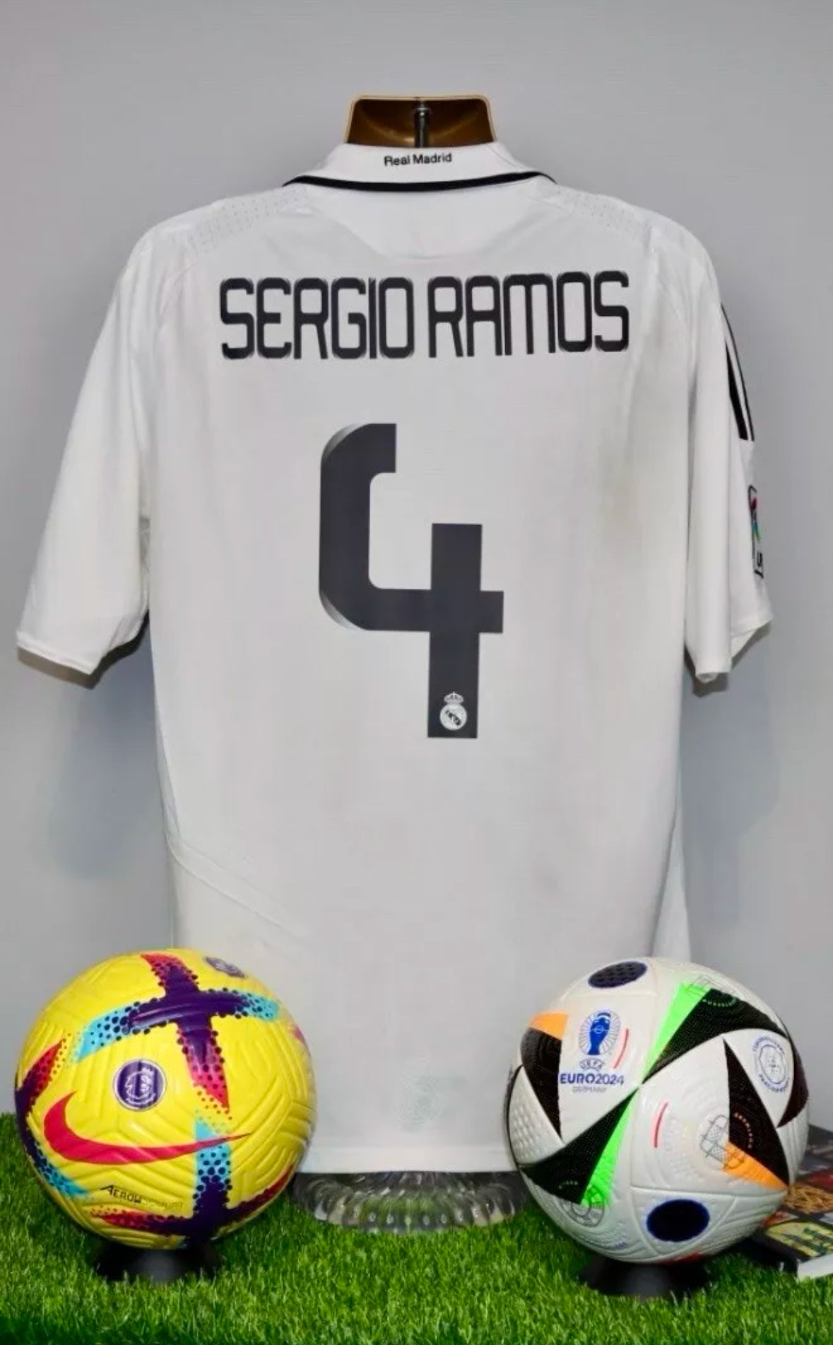 SERGIO RAMOS 4 2008/09 Real Madrid Home Shirt