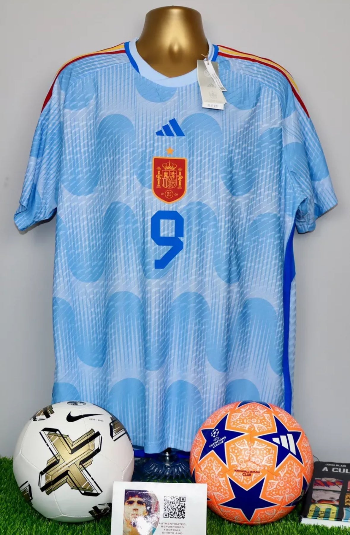 GAVI 9 Spain 2022/23 Authentic Away Shirt