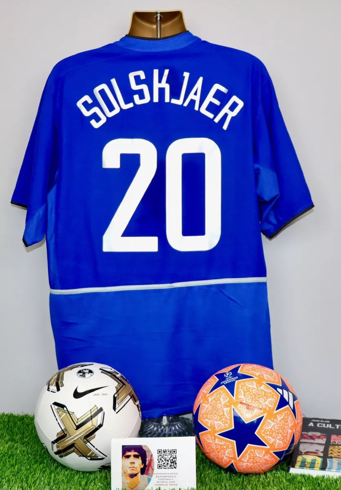 SOLSKJAER 20 2002/03 Manchester United Third Shirt