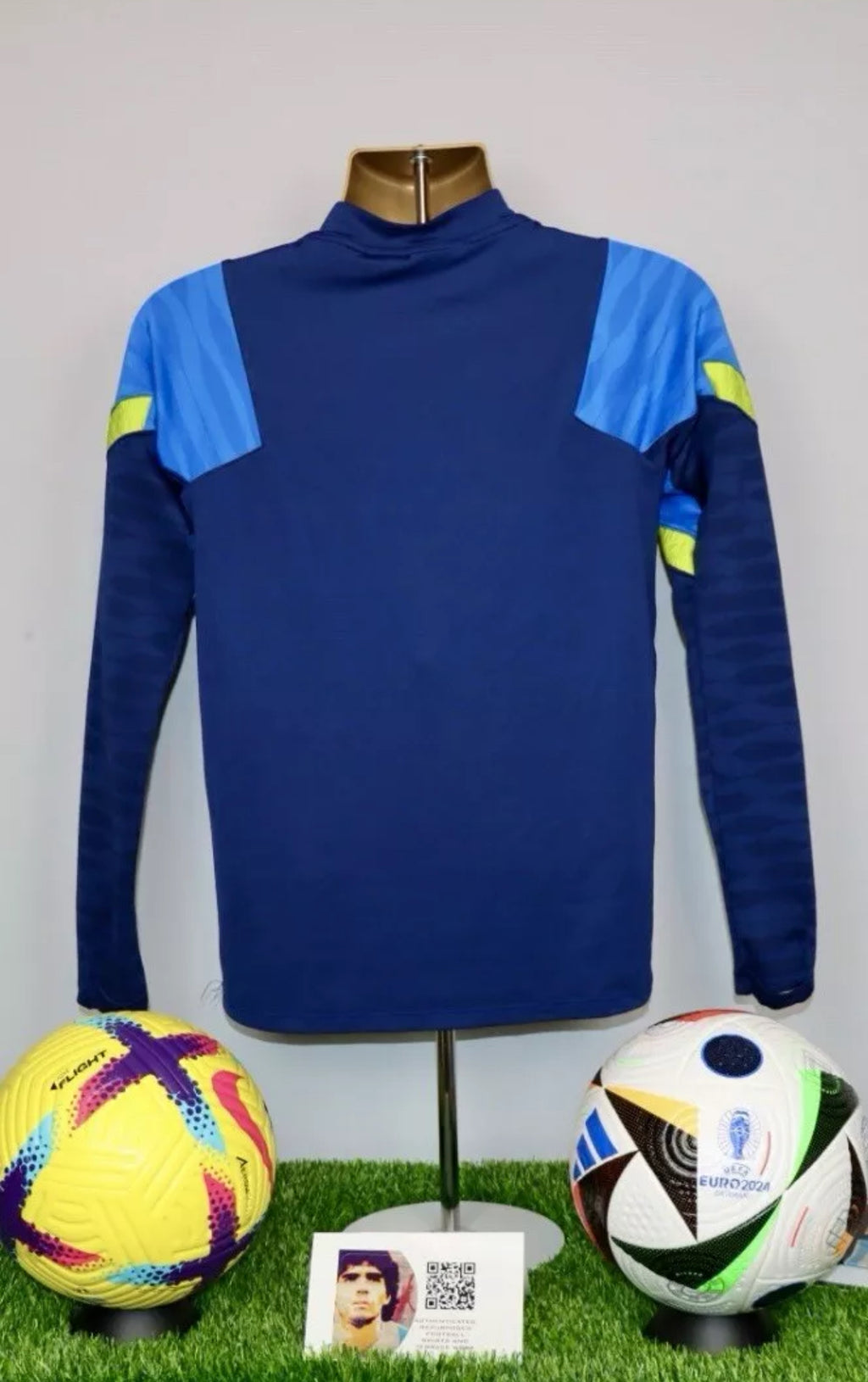 Tottenham Hotspur 2021/22 Player Issue Dri-fit 1/4 Zip Strike Drill Top #95