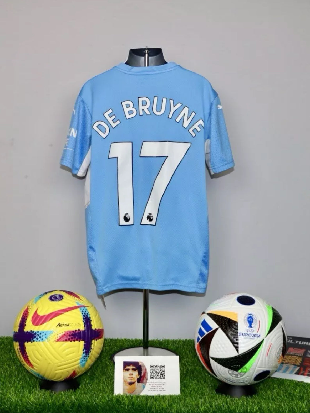 DE BRUYNE 17 Manchester City 2021/22 Home Shirt KIDS