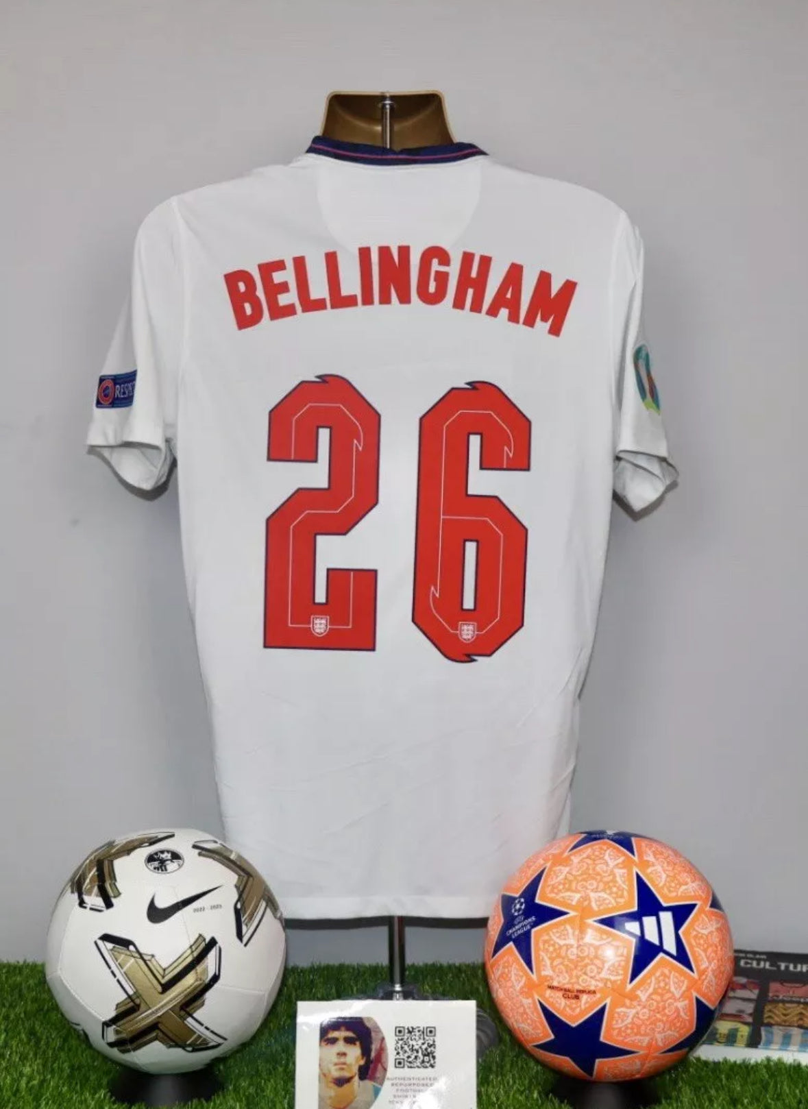 BELLINGHAM 26 England 2020-22 Home Shirt