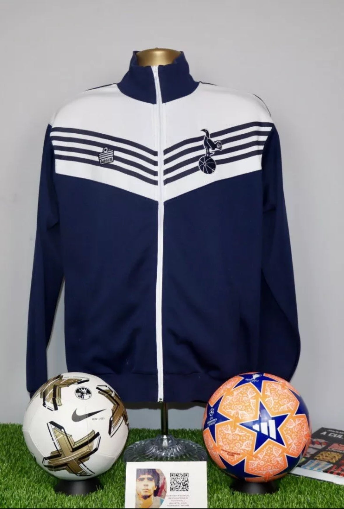 Spurs Retro 1978 Admiral Track Jacket