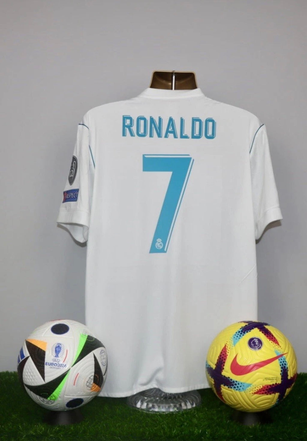 RONALDO 7 Final Inscription 2017/18 Real Madrid Home Shirt