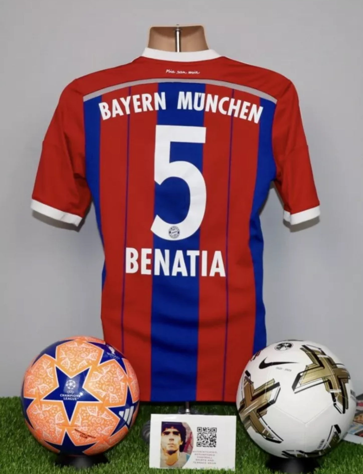 BENATIA 5 Bayern Munich 2014/15 Home Shirt