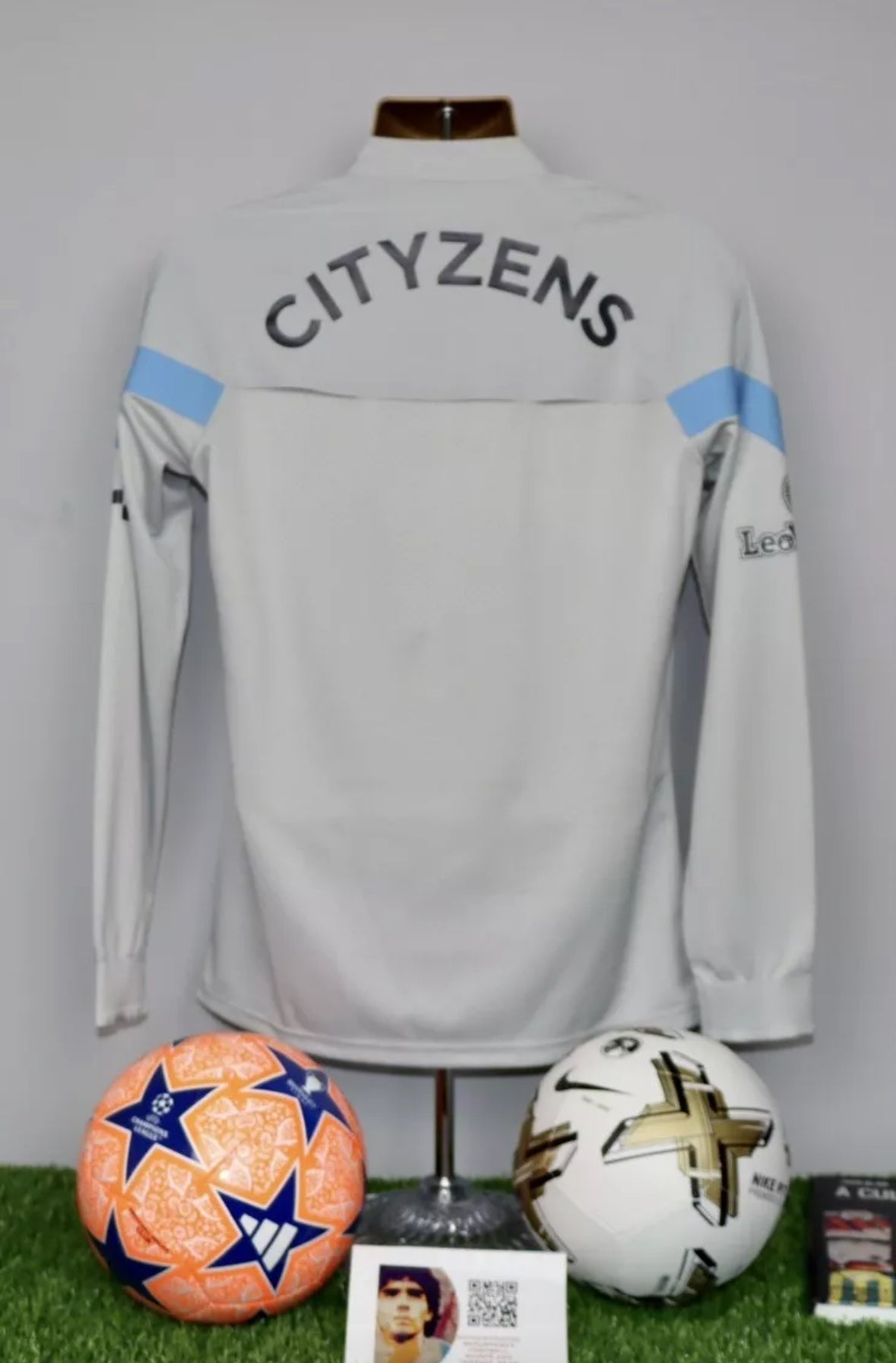 J.ALVAREZ 19 Manchester City Player Issue Worn Treble Winning Season DRYCell