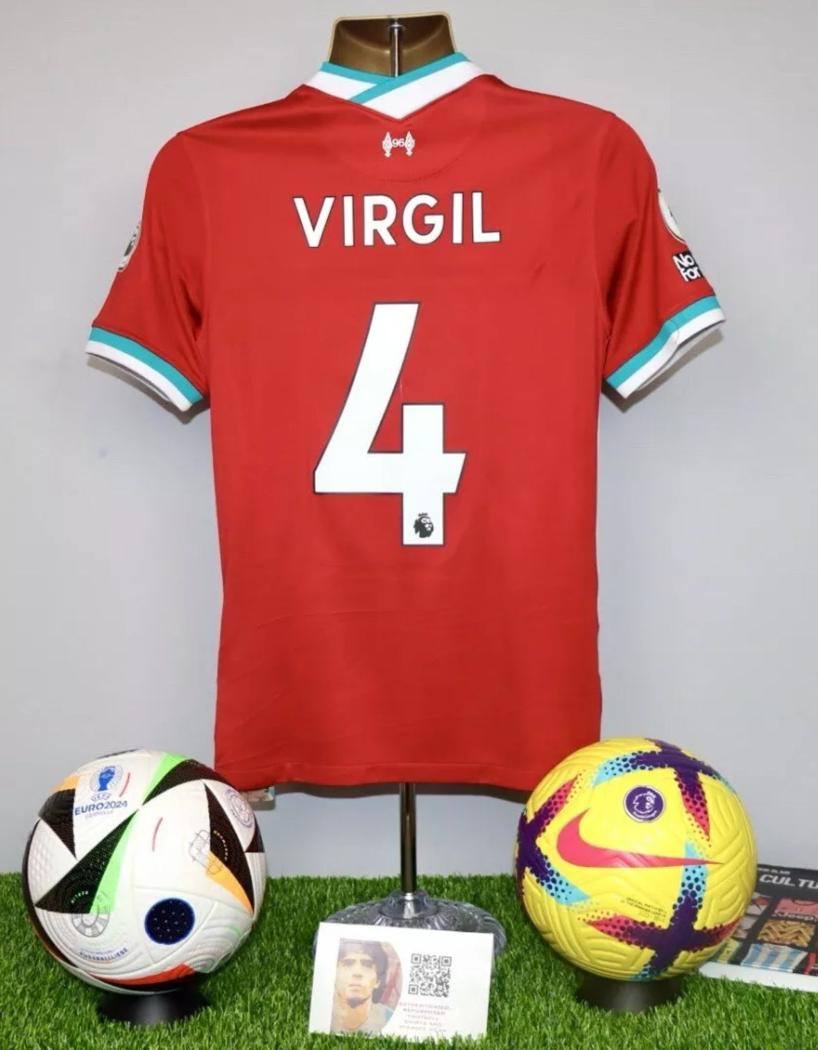 VIRGIL 4 Liverpool 2020/21 Home Shirt