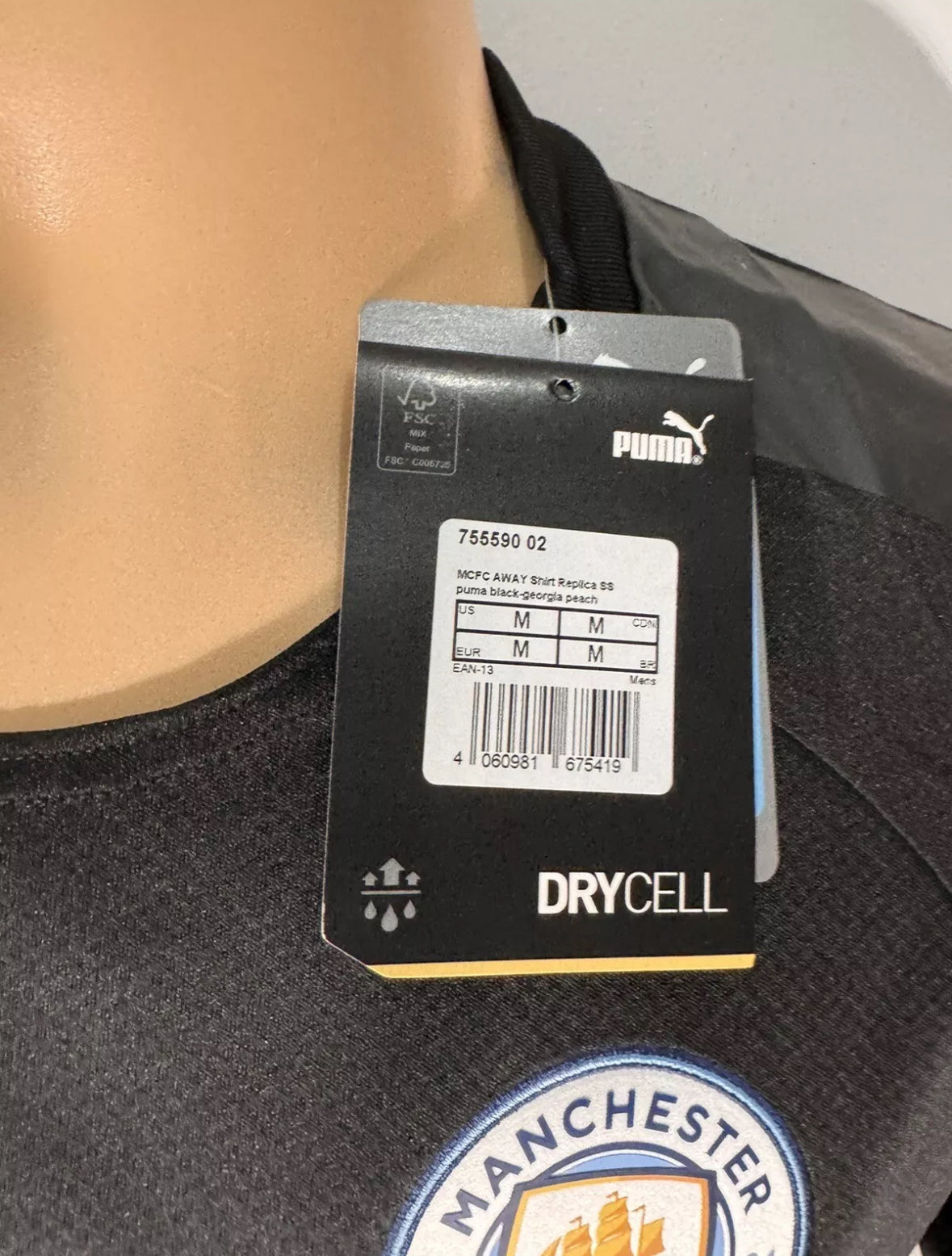 Manchester City 19/20 Away Shirt BNWT