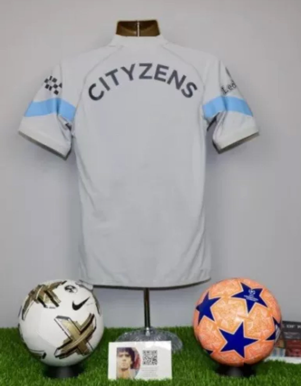 BERNARDO 20 Manchester City 22/23 Player Issue Training Shirt